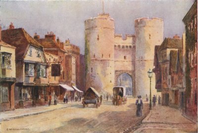 Westgate (väri litho) tekijältä Ernest William Haslehust