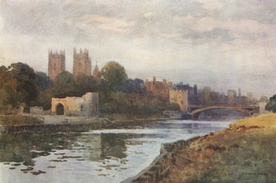 York Ousesta (väri litho) tekijältä Ernest William Haslehust