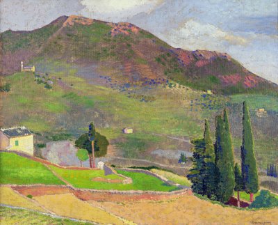 Mount Ste. Voitto (öljy kankaalle) tekijältä Ernest Yarrow Jones