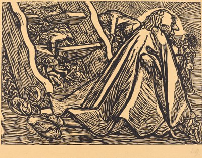 Jumalallinen kerjäläinen tekijältä Ernst Barlach