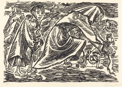 Koiransieppaaja, 1919. tekijältä Ernst Barlach