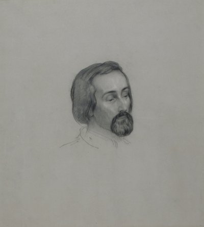 Runoilija Heinrich Heinen muotokuva 1797-1856, 1851 tekijältä Ernst Benedikt Kietz