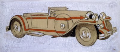 Kuvitus, joka esittää vuoden 1924 Delagea Letourneur et Marchandin valmentajalla tekijältä Ernst Deutsch Dryden