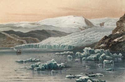 Tyndall-jäätikkö, Luoteis-Grönlanti tekijältä Ernst Heyn