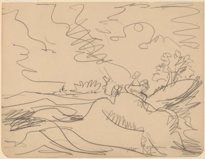 Maisema Taunuksessa, 1916. tekijältä Ernst Ludwig Kirchner