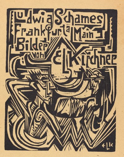 Ludwig Schames Frankfurt a Main Kuvaaja E L Kirchner Ludwig Schames Frankfurt..., 1919. tekijältä Ernst Ludwig Kirchner
