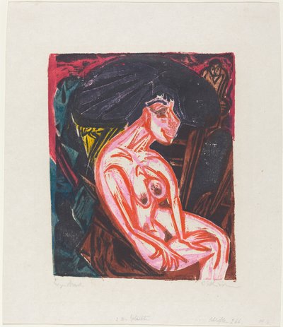 Peter Schlemihlin ihmeellinen tarina: Peter Schlemihlin rakas..., 1915. tekijältä Ernst Ludwig Kirchner