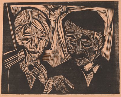 Aviopari Müller, 1919. tekijältä Ernst Ludwig Kirchner