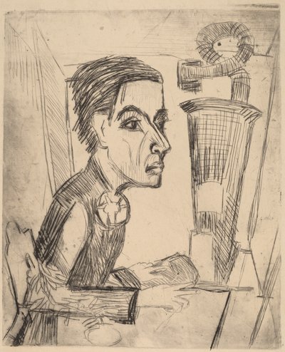 Taidemaalari, 1923. tekijältä Ernst Ludwig Kirchner