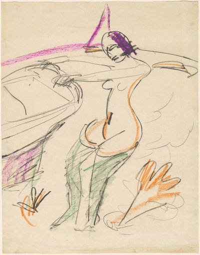 Uimari tekijältä Ernst Ludwig Kirchner