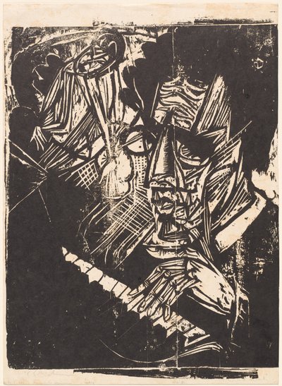 Säveltäjä Klemperer tekijältä Ernst Ludwig Kirchner