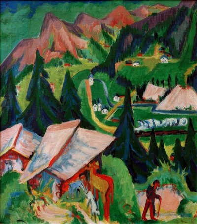 Junkerboden Stafelista tekijältä Ernst Ludwig Kirchner