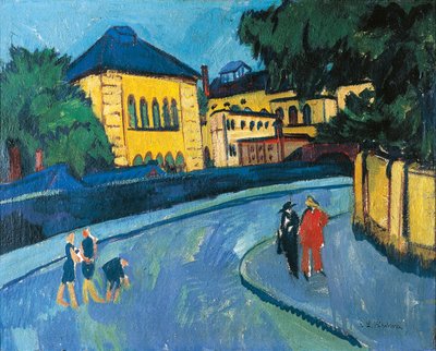 Dresden, Friedrichstadt tekijältä Ernst Ludwig Kirchner