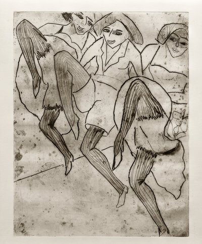 E.L. Kirchner, Hampurin tanssijat tekijältä Ernst Ludwig Kirchner
