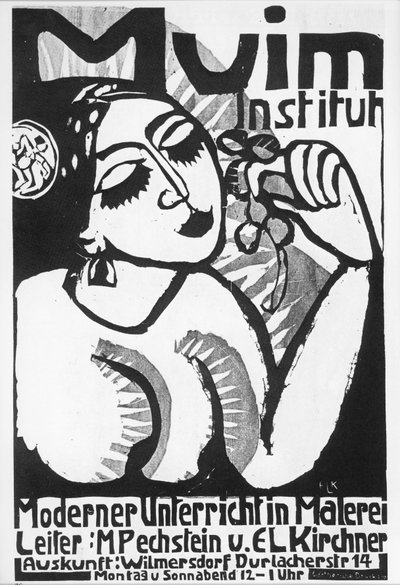 Ernst Ludwig Kirchner: Muim Institute ... (puupiirros) tekijältä Ernst Ludwig Kirchner