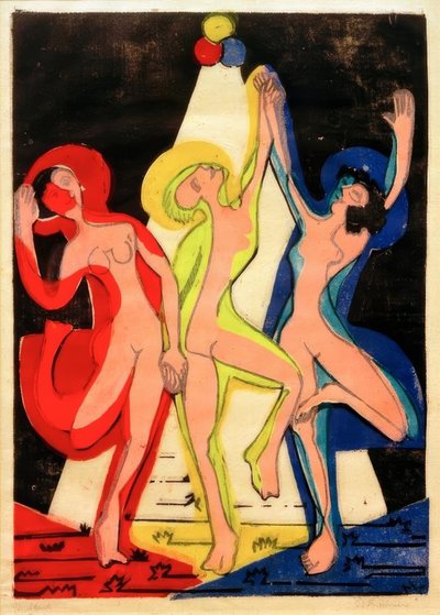Väritanssi tekijältä Ernst Ludwig Kirchner