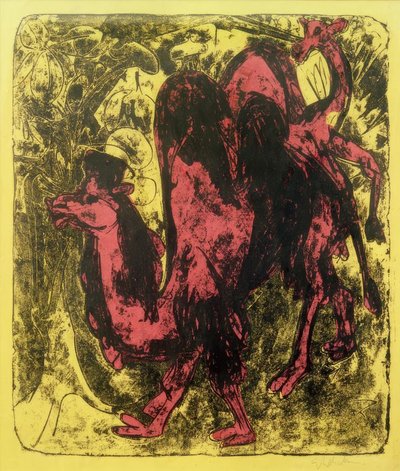 Kamel ja Dromedar tekijältä Ernst Ludwig Kirchner