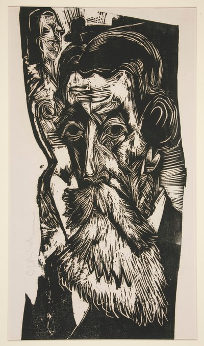 Ludwig Schamesin johtaja (Ludwig Schamesin muotokuva) tekijältä Ernst Ludwig Kirchner