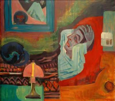 Sairas yöllä (sairas) tekijältä Ernst Ludwig Kirchner
