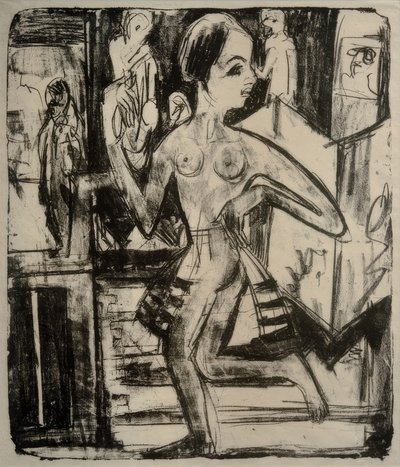 Alaston tanssija tekijältä Ernst Ludwig Kirchner