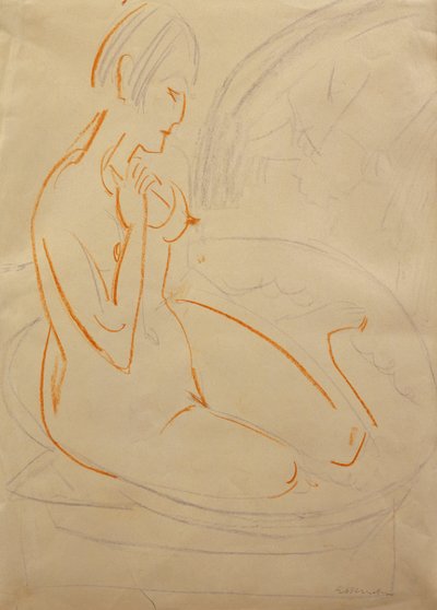 Alaston; Akt, tekijältä Ernst Ludwig Kirchner