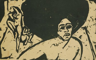 alaston tanssijat; Alastontanssijat, 1909 tekijältä Ernst Ludwig Kirchner