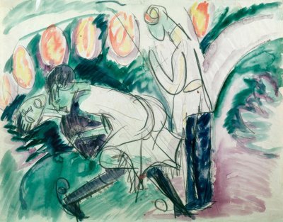 Pantomiimi III tekijältä Ernst Ludwig Kirchner