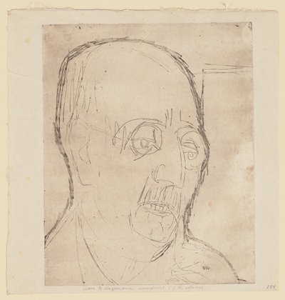 Carl Hagemannin muotokuva tekijältä Ernst Ludwig Kirchner