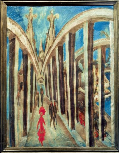 Reinin silta Kölnin lähellä tekijältä Ernst Ludwig Kirchner