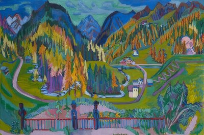 Sertigtal syksyllä. 1925-26 tekijältä Ernst Ludwig Kirchner
