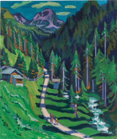 Sertigweg, 1937. tekijältä Ernst Ludwig Kirchner