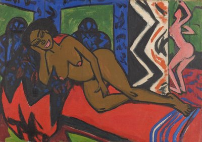 Nukkuva Milli tekijältä Ernst Ludwig Kirchner