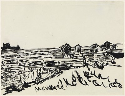 Ranta ja uimavaunut tekijältä Ernst Ludwig Kirchner