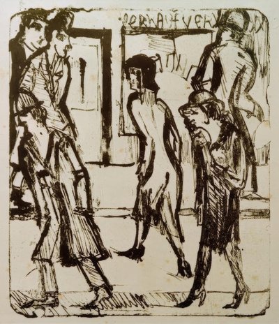 Street tekijältä Ernst Ludwig Kirchner