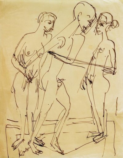 Tanz zwischen den Frauen tekijältä Ernst Ludwig Kirchner