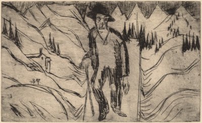 Vaeltaja tekijältä Ernst Ludwig Kirchner