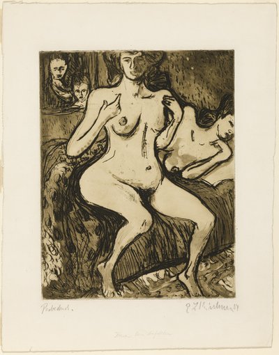 Kaksi siskoa tekijältä Ernst Ludwig Kirchner