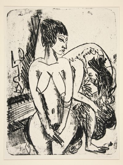 Kaksi naista tekijältä Ernst Ludwig Kirchner
