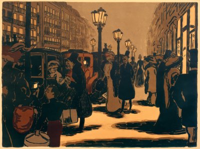 Pariisin katukuva tekijältä Ernst Matthes