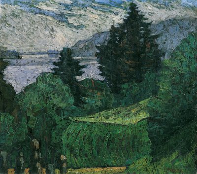 Näkymä järvelle tekijältä Ernst Riederer