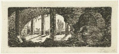 Fort Sint-Pieterin rauniot lähellä Maastrichtia tekijältä Ernst Willem Jan Bagelaar