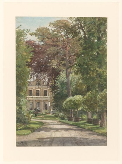 Spaarnhoutin ulkopuolella tekijältä Ernst Witkamp (signed by artist)