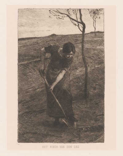 luova nainen tekijältä Ernst Witkamp (signed by artist)
