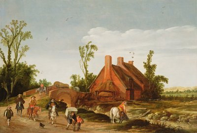 Huonekalut ja erilaiset esineet 1100- ja 1300-luvuilta tekijältä Esaias van de Velde