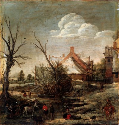 Talvi, 1700-luku tekijältä Esaias van de Velde