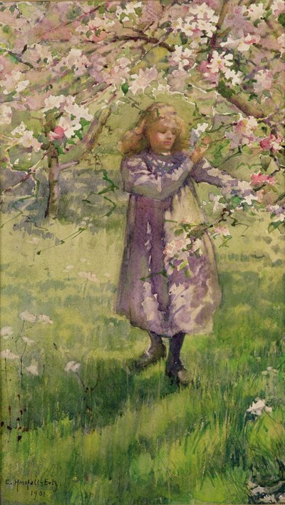 Omenanpuun poiminta, 1901 tekijältä Ethel Horsfall Ertz