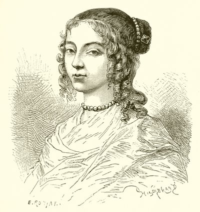 Englannin Henrietta, kuningas Charles II:n sisar tekijältä Etienne Antoine Eugene Ronjat