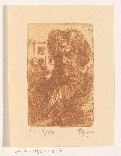Juudas (Oberammergau) tekijältä Etienne Bosch (signed by artist)