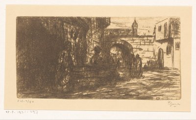 Oberammergau tekijältä Etienne Bosch (signed by artist)