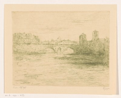 Tiber, Rooma tekijältä Etienne Bosch (signed by artist)